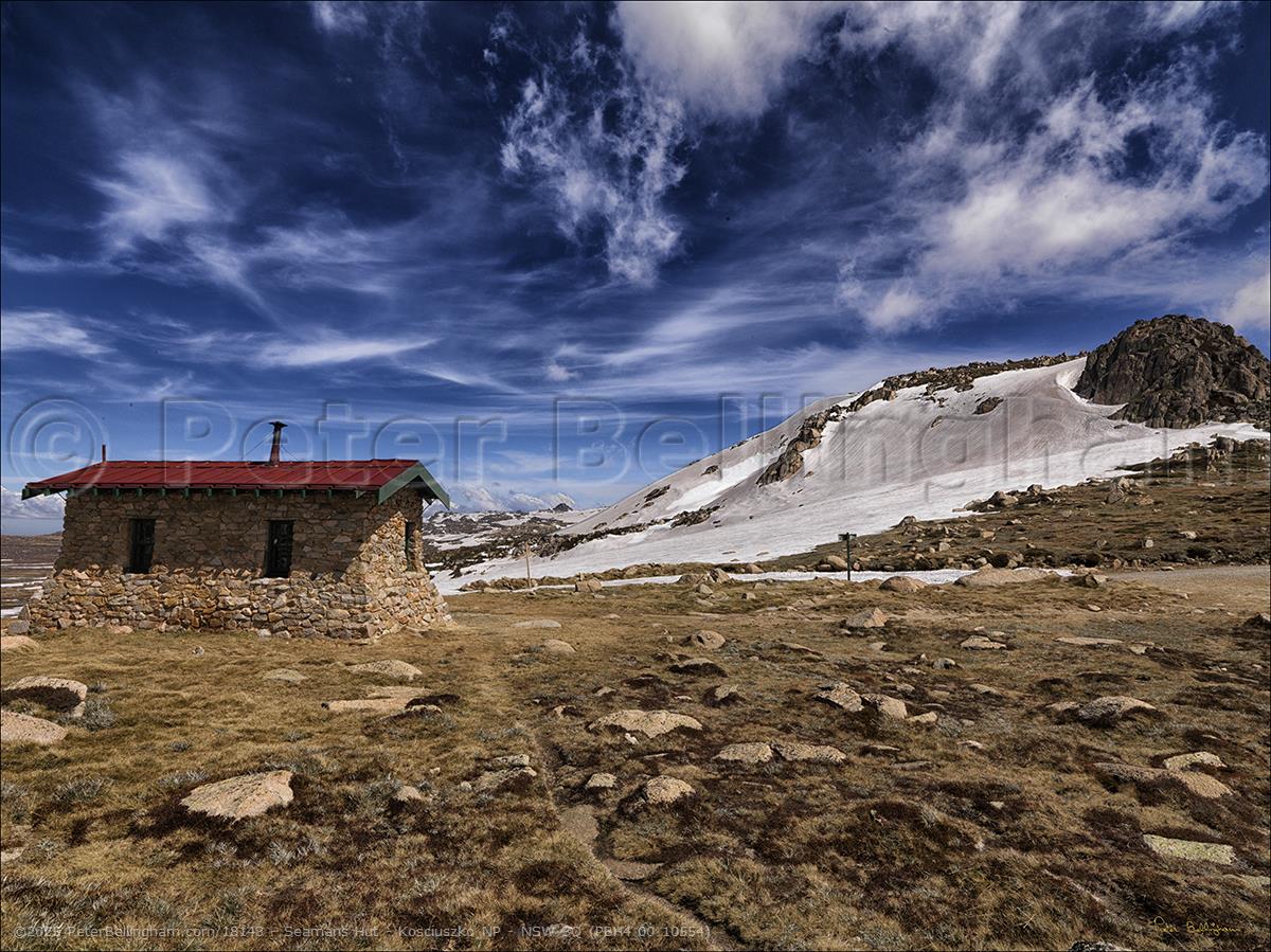 Peter Bellingham Photography Seamans Hut - Kosciuszko NP - NSW SQ (PBH4 00 10554)